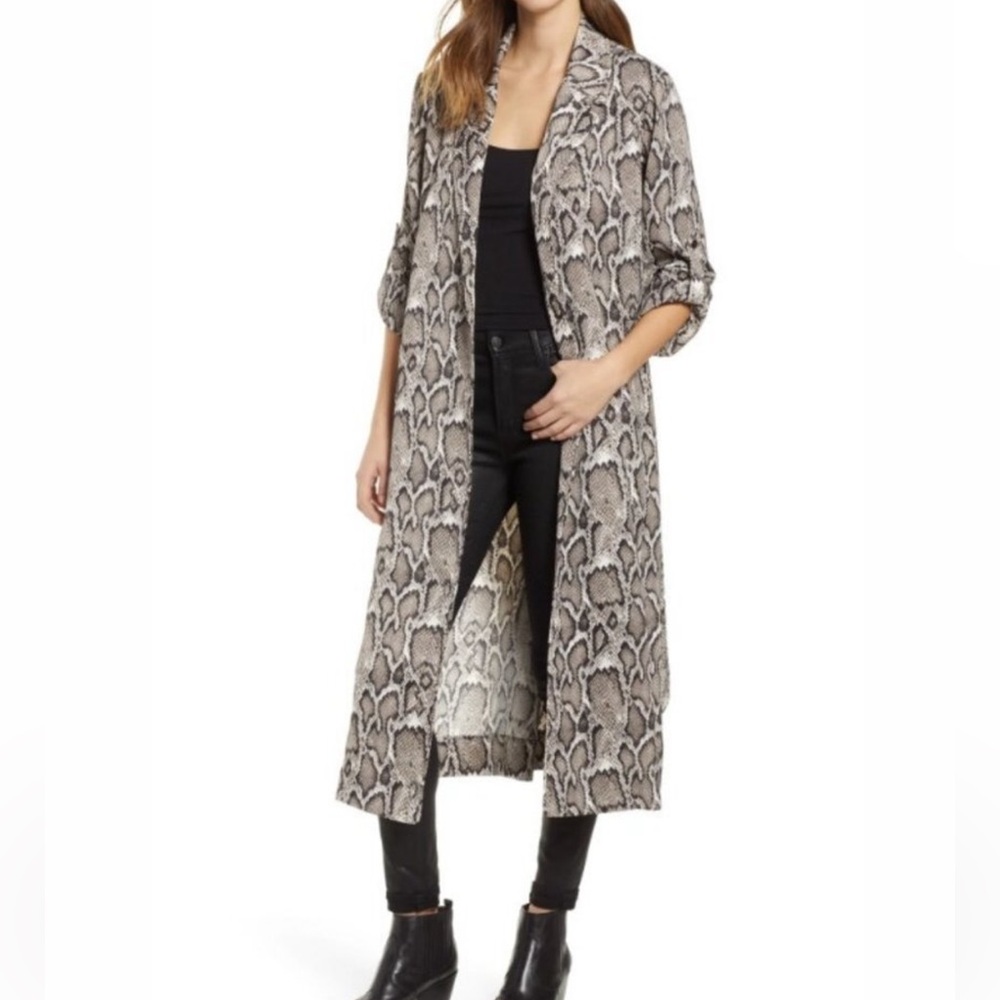 Afrm snake skin duster